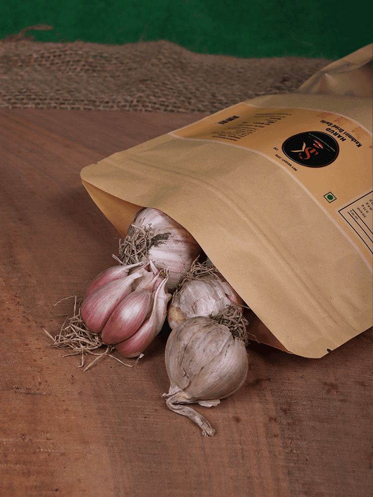 Harud Kashmiri Dried Garlic(250gm) - Shopping in Kashmir