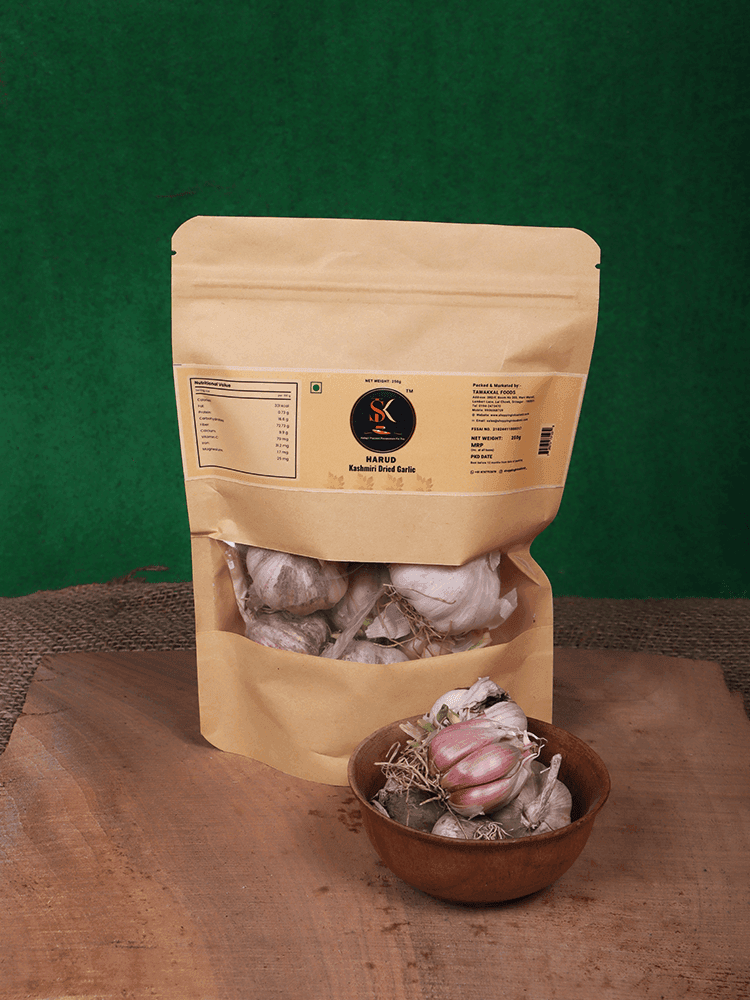 Harud Kashmiri Dried Garlic(250gm) - Shopping in Kashmir