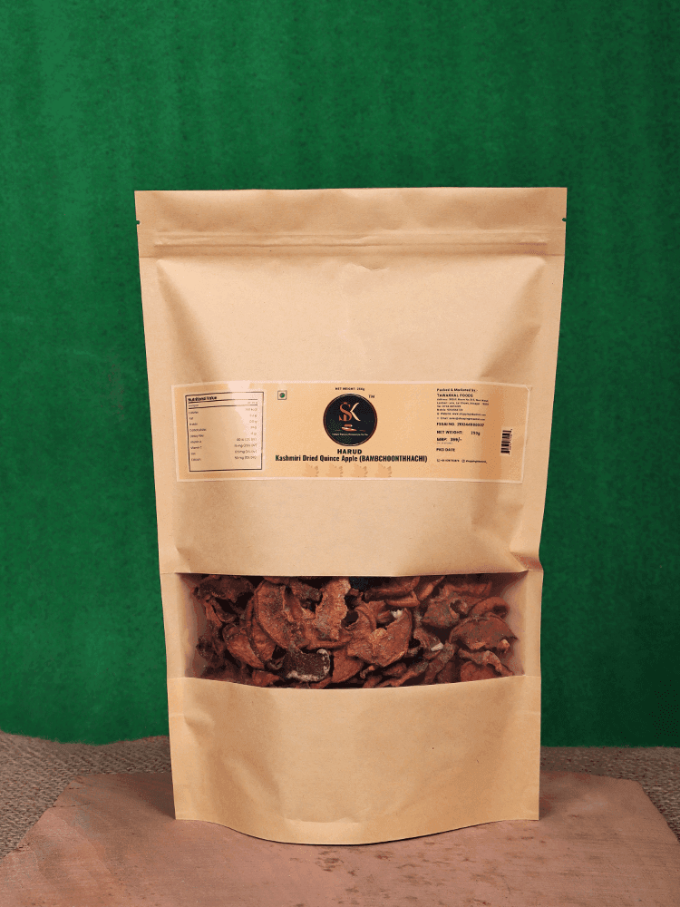 Harud Kashmiri Dried Quince Apple (Bambchoonth Hachi) 250gm - Shopping in Kashmir