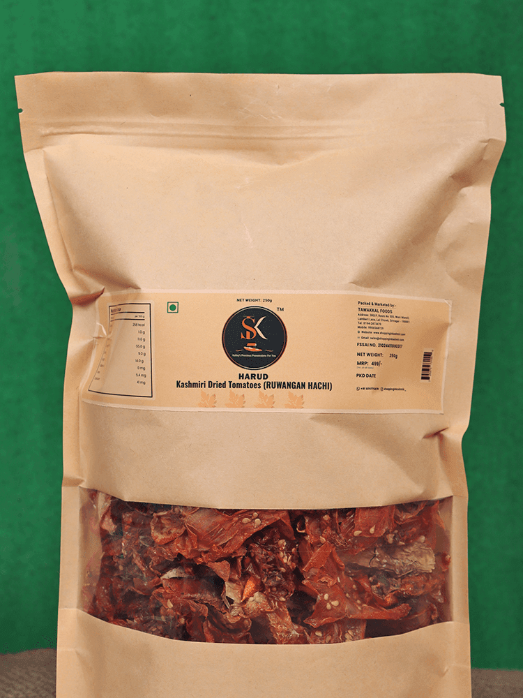 Harud Kashmiri Dried Tomatoes (Ruwangan Hachi) 250gm - Shopping in Kashmir