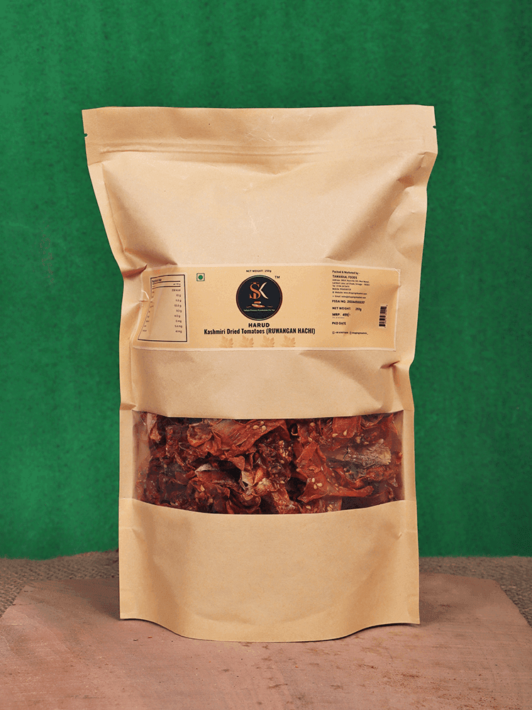 Harud Kashmiri Dried Tomatoes (Ruwangan Hachi) 250gm - Shopping in Kashmir