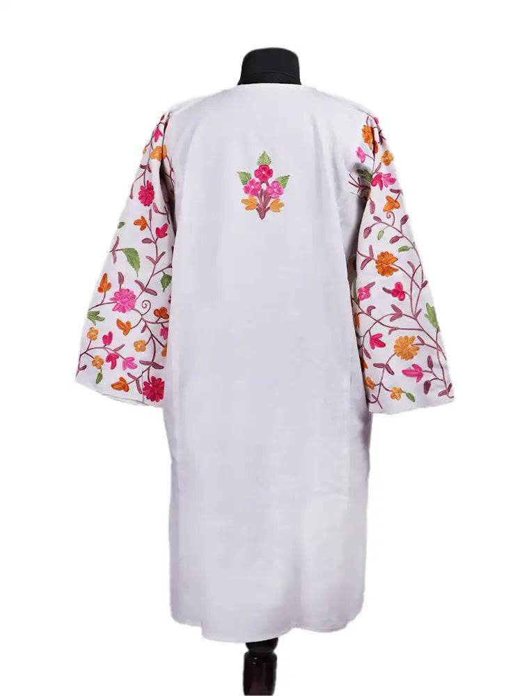 Noor-e-Posh: jaali Poshkaar Aari Embriodery Pheran - Shopping in Kashmir
