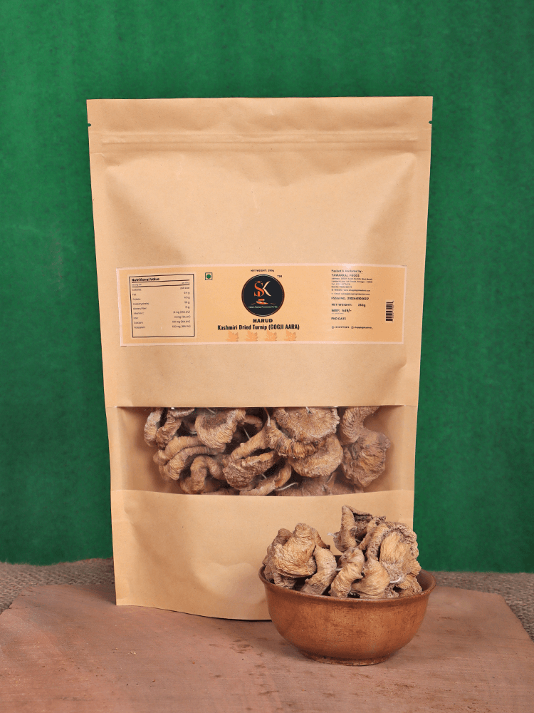Harud Kashmiri Dried Turnip (Gogji Aara) 250gm - Shopping in Kashmir