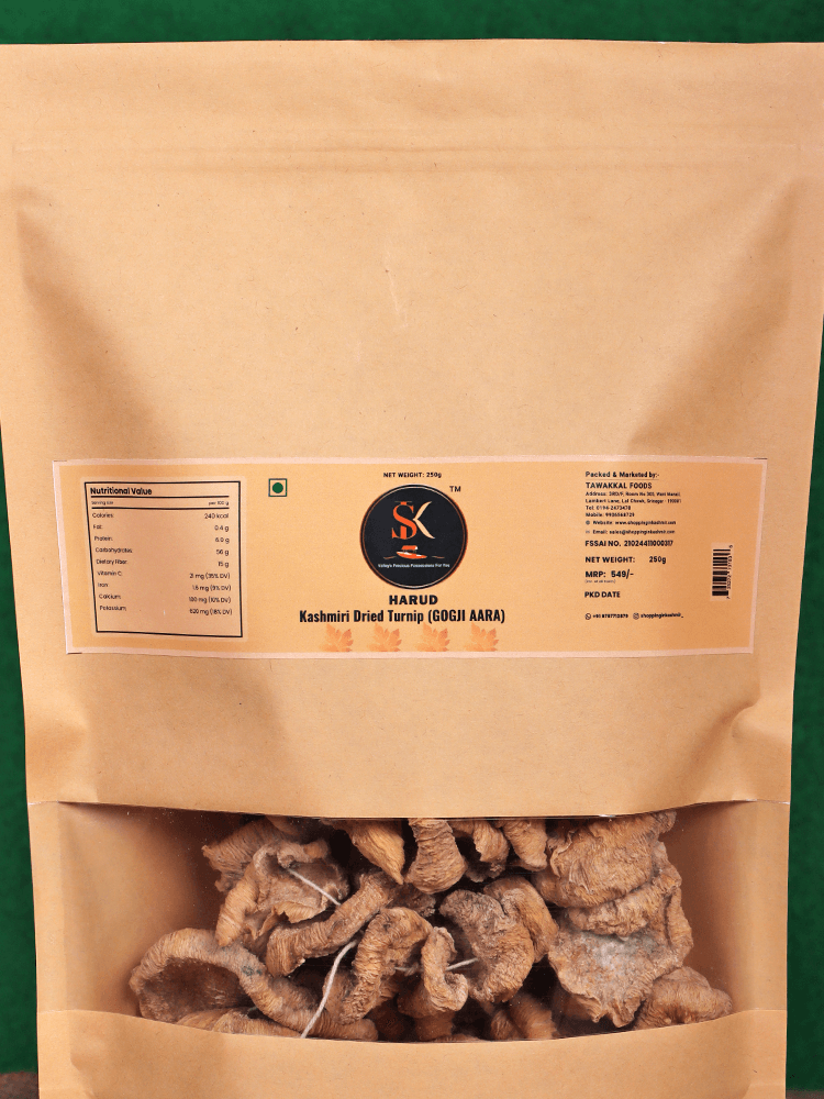 Harud Kashmiri Dried Turnip (Gogji Aara) 250gm - Shopping in Kashmir