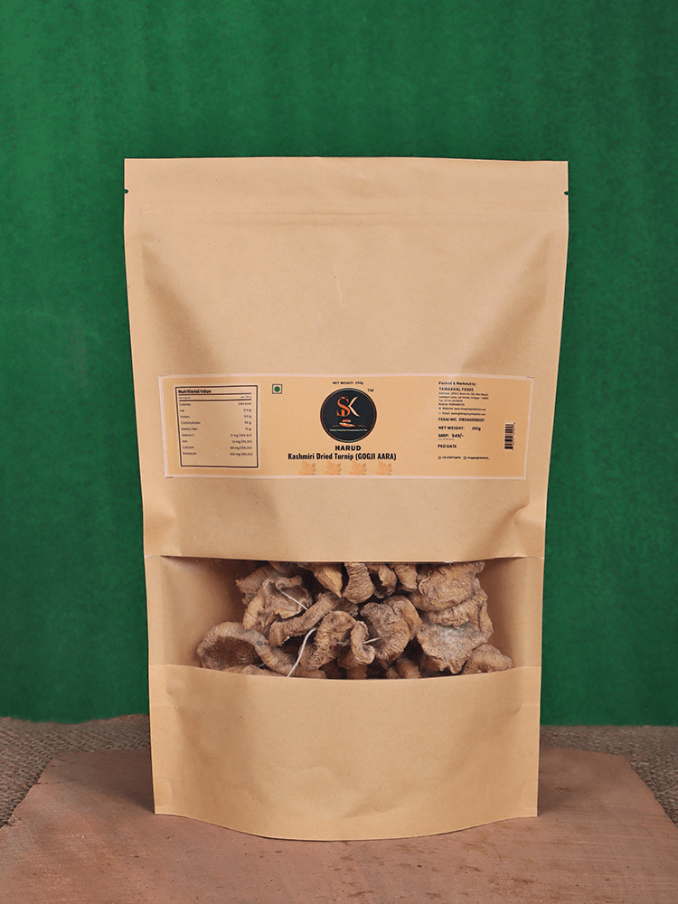 Harud Kashmiri Dried Turnip (Gogji Aara) 250gm - Shopping in Kashmir