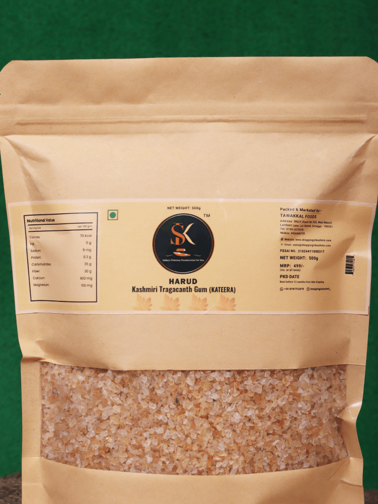 Harud Kashmiri Tragacanth Gum (Kateera) - Shopping in Kashmir