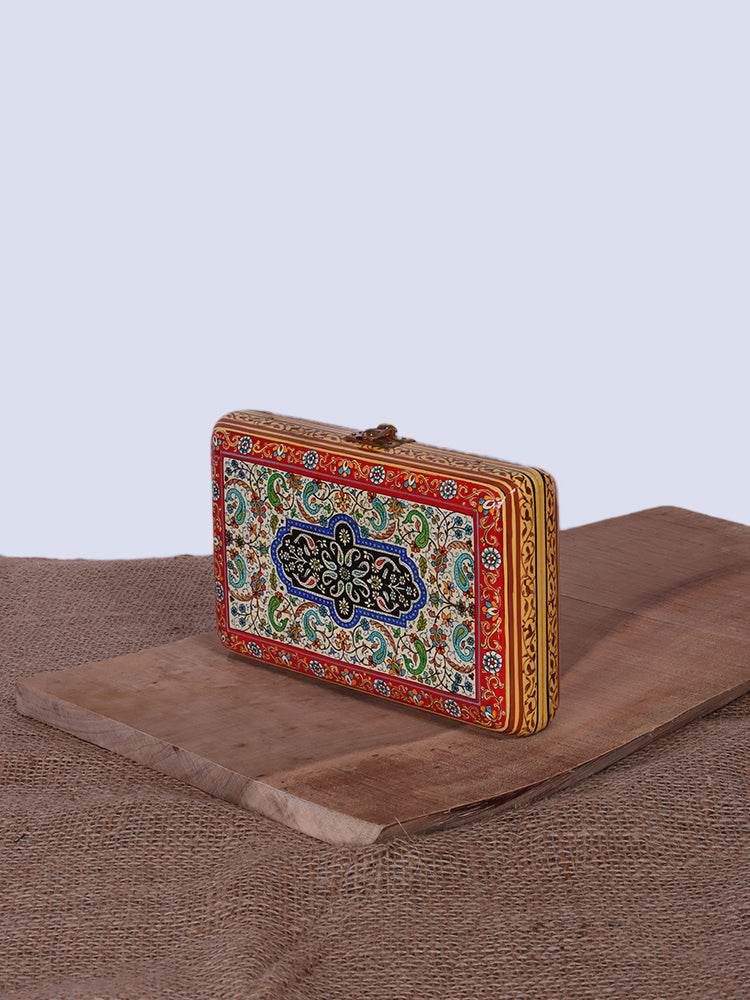 Persian Papier Mache Clutch - Shopping in Kashmir