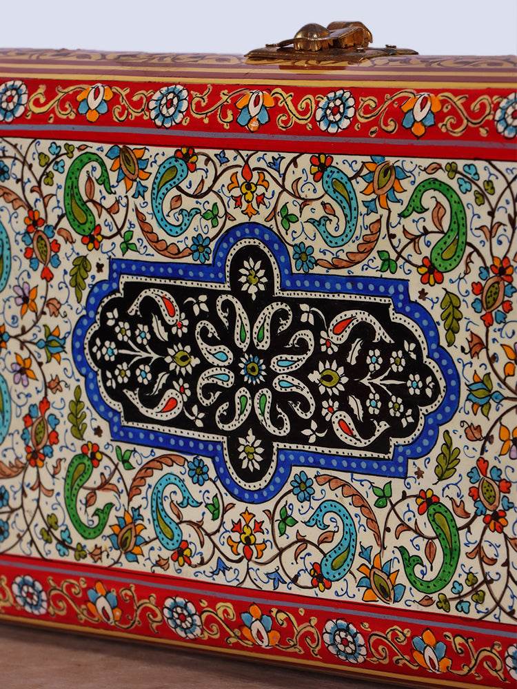 Persian Papier Mache Clutch - Shopping in Kashmir