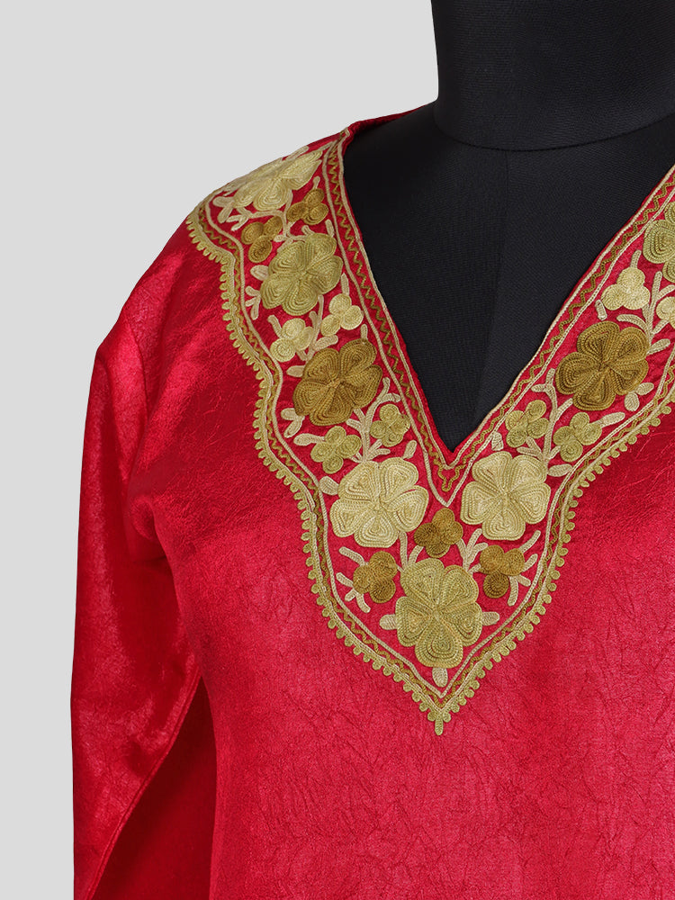 Zariya Rani Pink Silk Twins - Coord Set & Kurti