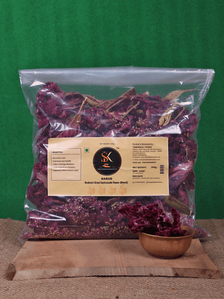 Harud Kashmiri Dried Cockscomb Flower (Mawal) - Shopping in Kashmir