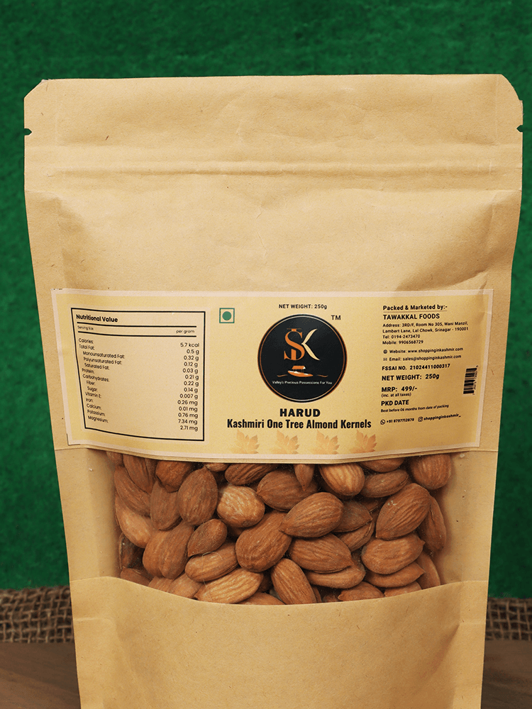 Harud Kashmiri One Tree Almond Kernels - Shopping in Kashmir