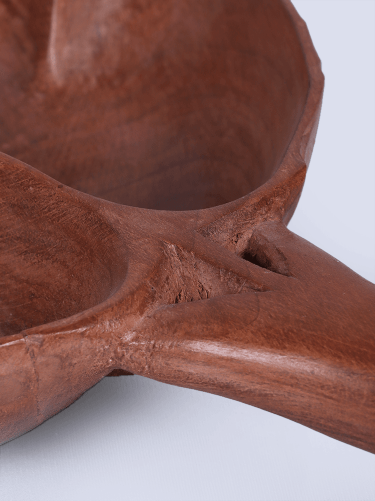 Chinar Leaf Walnut Wood Bowl - Shopping in Kashmir
