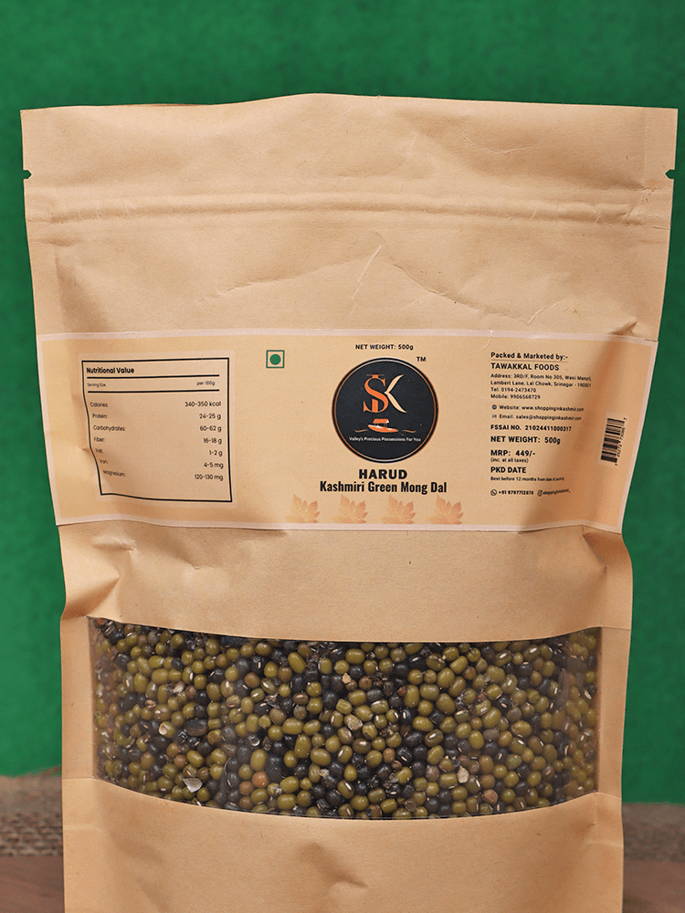 Harud Kashmiri Green Mong Dal - Shopping in Kashmir