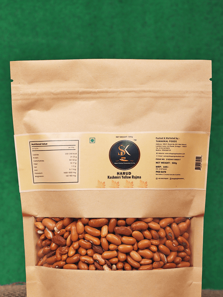 Harud Kashmiri Yellow Rajma - Shopping in Kashmir