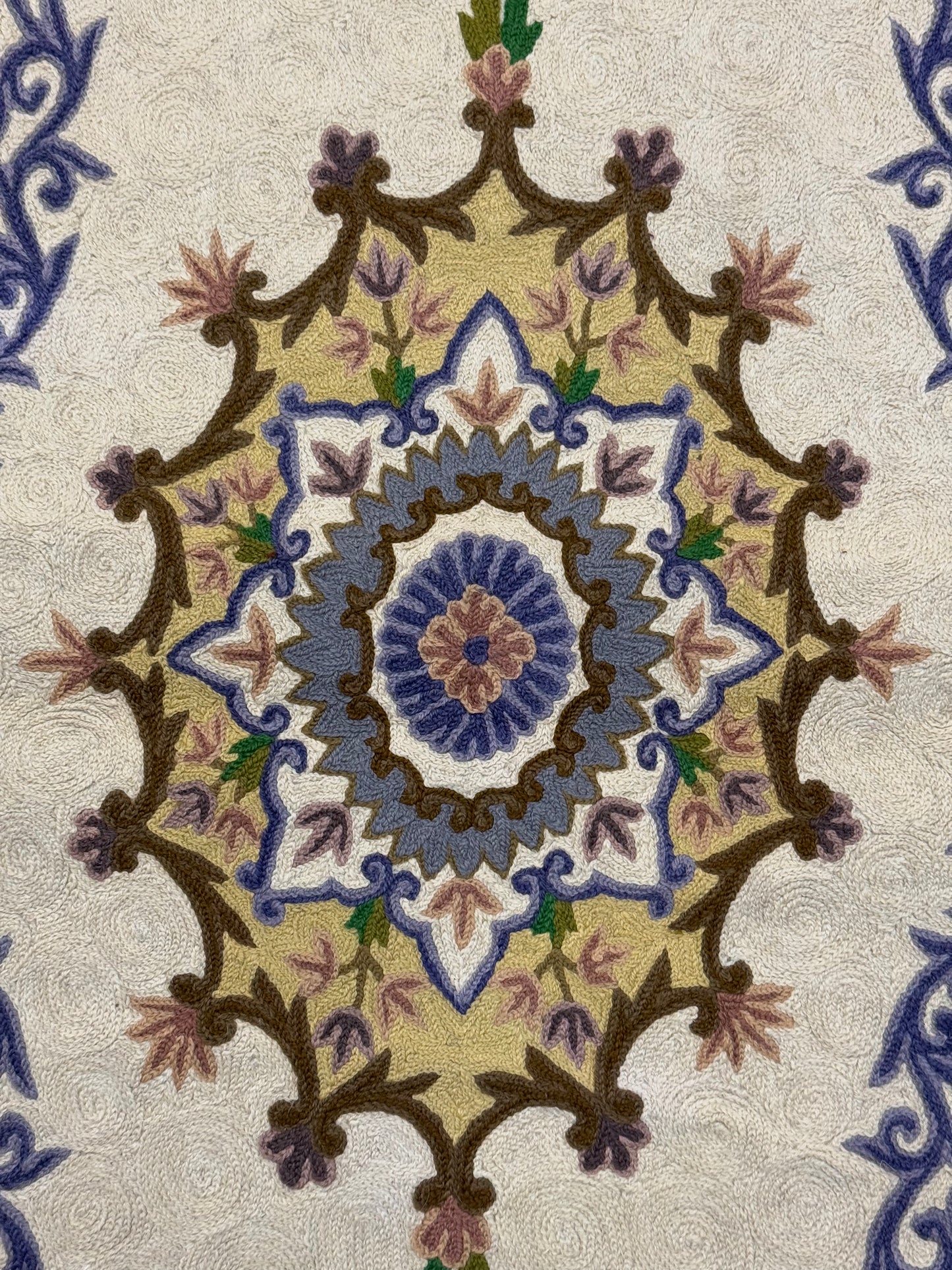 Floral Design Handmade Chainstitch Runner/Wall Hanging - Shopping in Kashmir