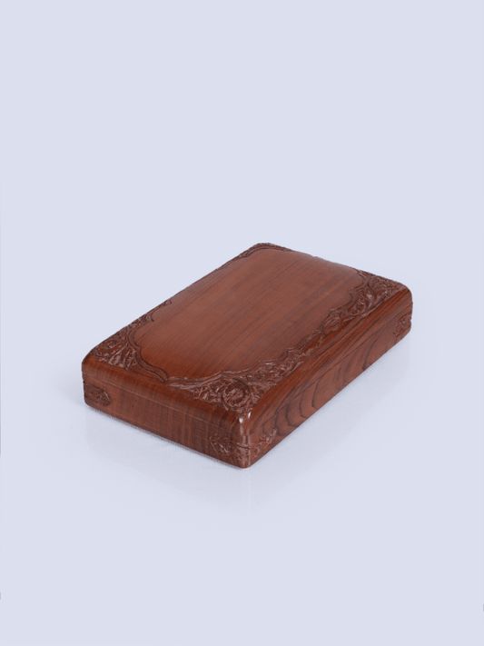 Border Designed Top Trick Walnut Wood Box - Shopping in Kashmir