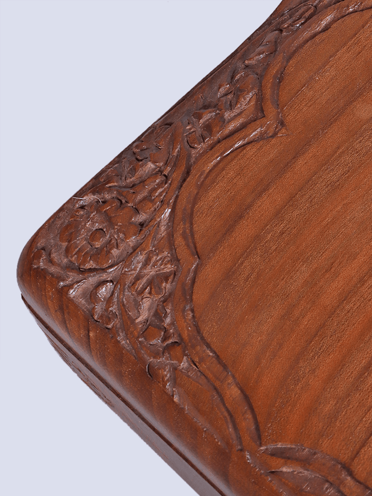 Border Designed Top Trick Walnut Wood Box - Shopping in Kashmir