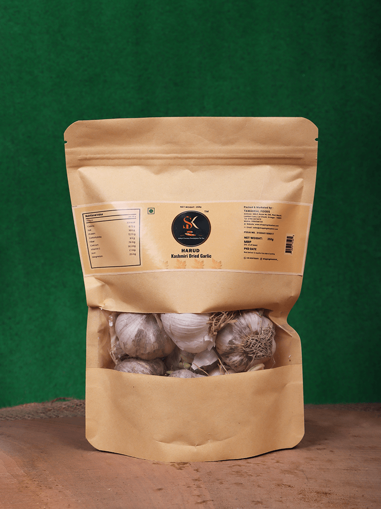 Harud Kashmiri Dried Garlic(250gm) - Shopping in Kashmir