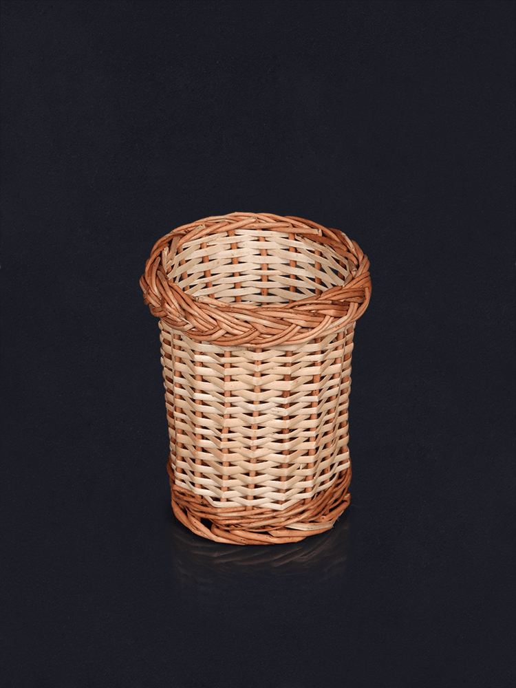 Shaakh Kashmiri Willow Wicker Utility Holder - Shopping in Kashmir