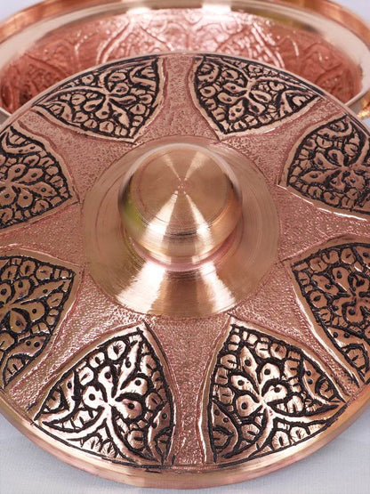 Kashmiri Kandkaari Copper Donga (Set Of 6) - Shopping in Kashmir