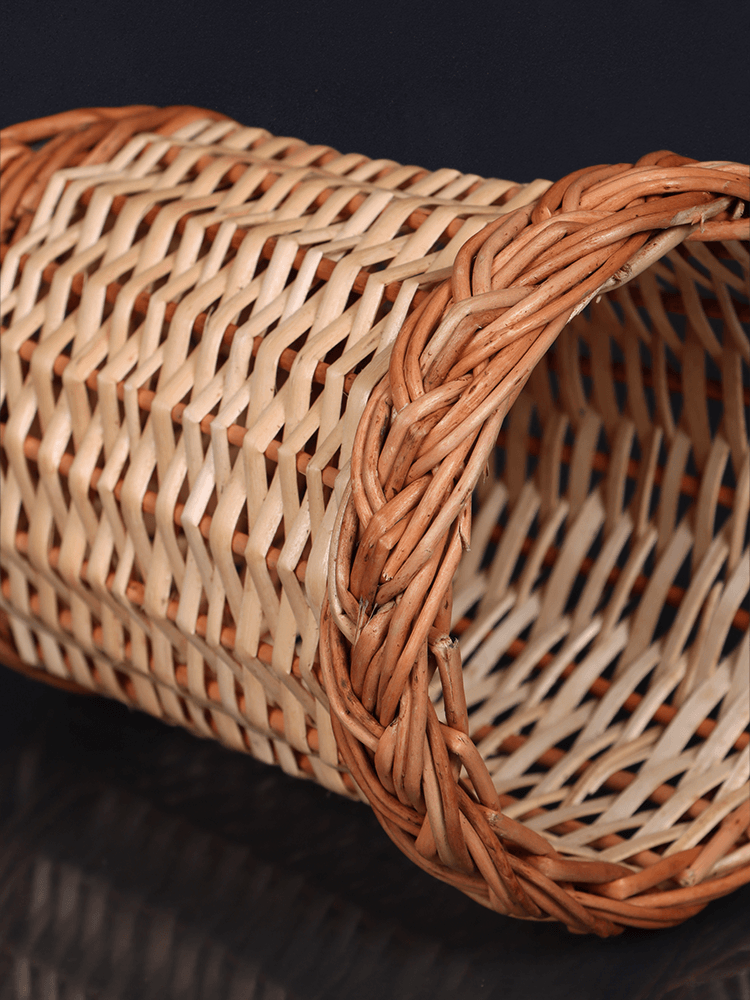 Shaakh Kashmiri Willow Wicker Utility Holder - Shopping in Kashmir