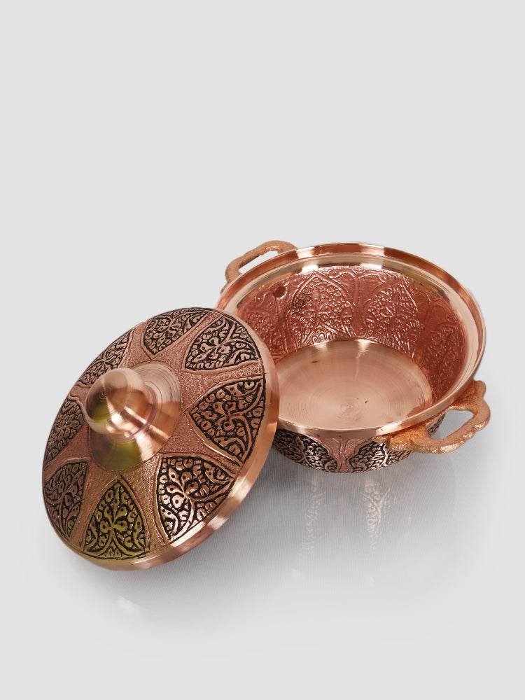 Kashmiri Kandkaari Copper Donga (Set Of 6) - Shopping in Kashmir