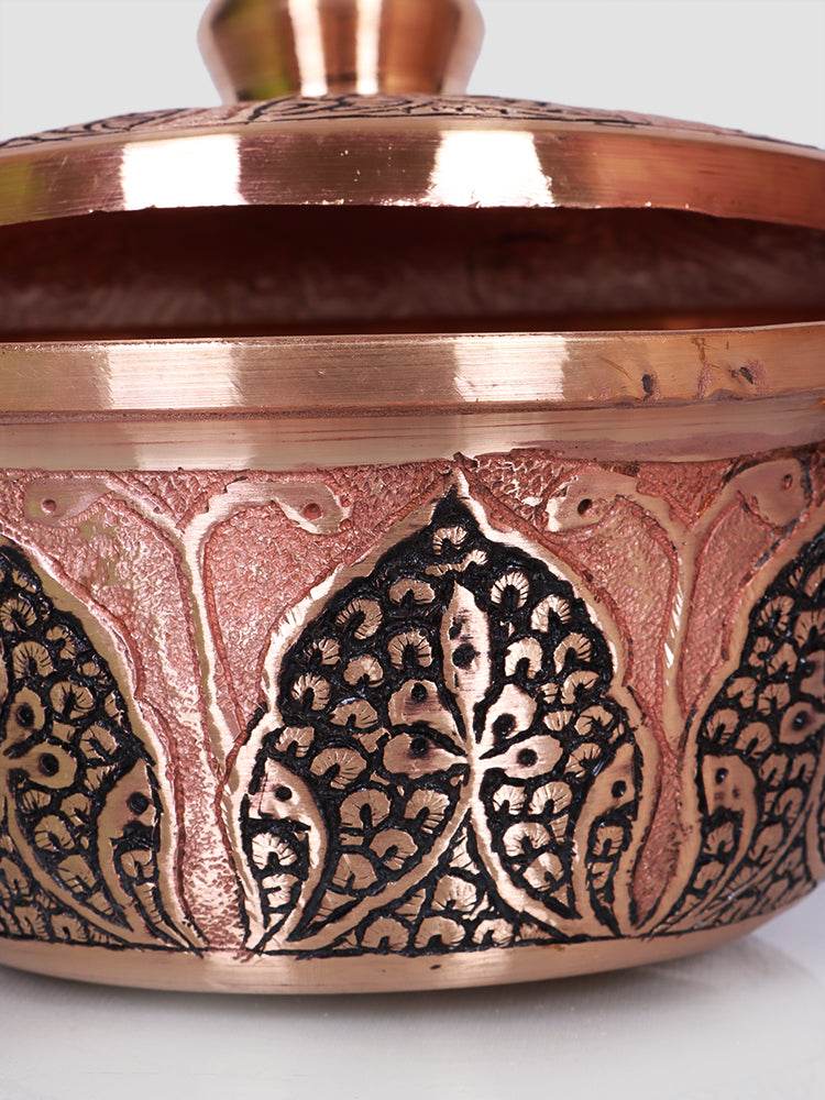 Kashmiri Kandkaari Copper Donga (Set Of 6) - Shopping in Kashmir