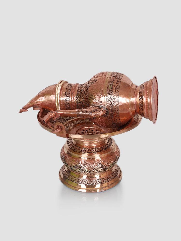 Engraved Design Copper Tash te Naari - Shopping in Kashmir