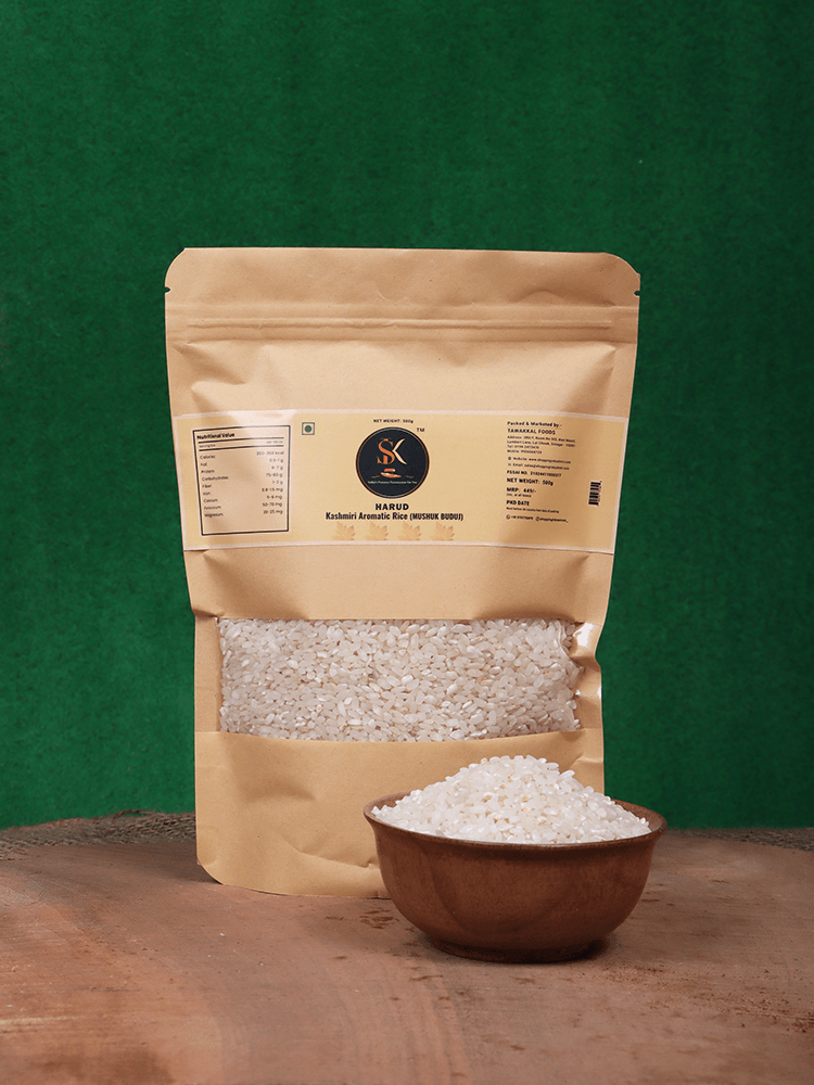 Harud Kashmiri Aromatic Rice (Mushuk Buduj) - Shopping in Kashmir