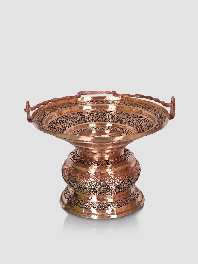 Engraved Design Copper Tash te Naari - Shopping in Kashmir