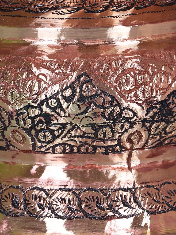 Engraved Design Copper Tash te Naari - Shopping in Kashmir