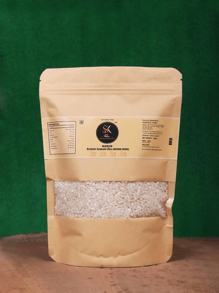 Harud Kashmiri Aromatic Rice (Mushuk Buduj) - Shopping in Kashmir
