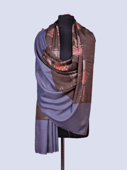 Multicolored Ikkat Pashmina Shawl - Shopping in Kashmir