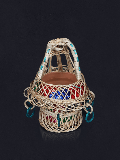 Shaakh Decorative Kashmiri Willow Kangri - Shopping in Kashmir