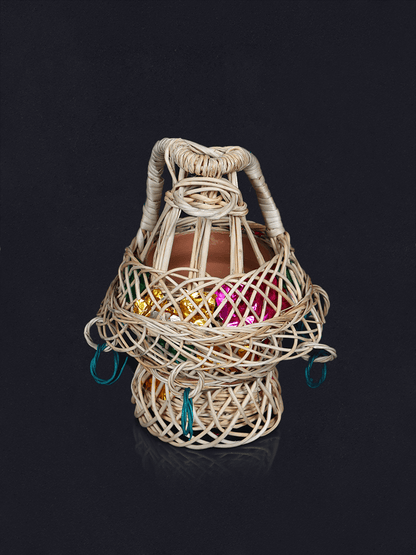 Shaakh Decorative Kashmiri Willow Kangri - Shopping in Kashmir