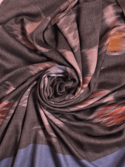 Multicolored Ikkat Pashmina Shawl - Shopping in Kashmir