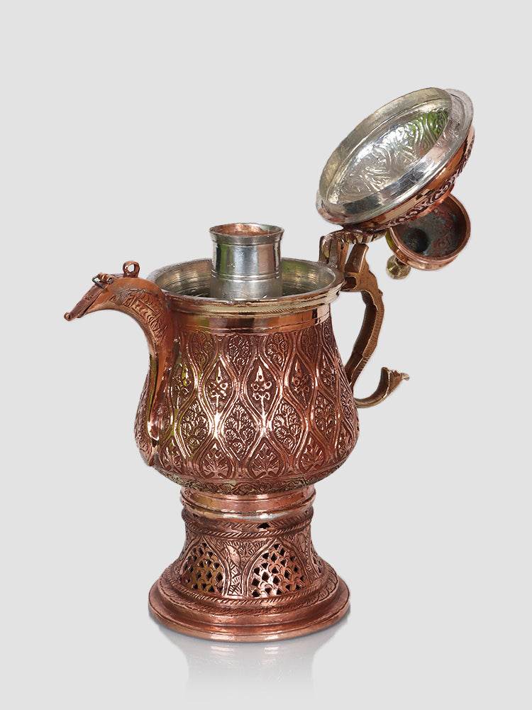 Kashmiri Copper Cultural Samavar - Shopping in Kashmir
