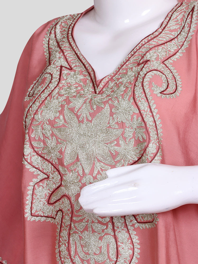 Zariya Almond Orchid Pink Silk Trio Edit - Kurti, Kaftan Set, & Coord Set