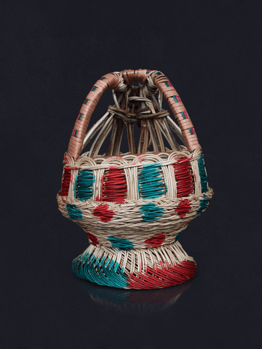 Shaakh Kashmiri Wicker Willow Ember Pot - Shopping in Kashmir