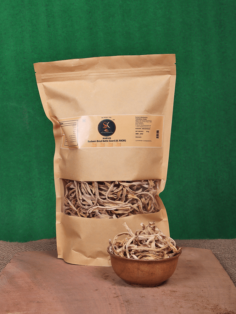 Harud Kashmiri Dried Bottle Gourd (Al Hachi)250gm - Shopping in Kashmir