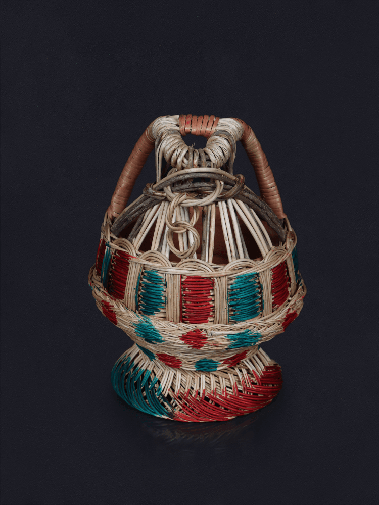 Shaakh Kashmiri Wicker Willow Ember Pot - Shopping in Kashmir