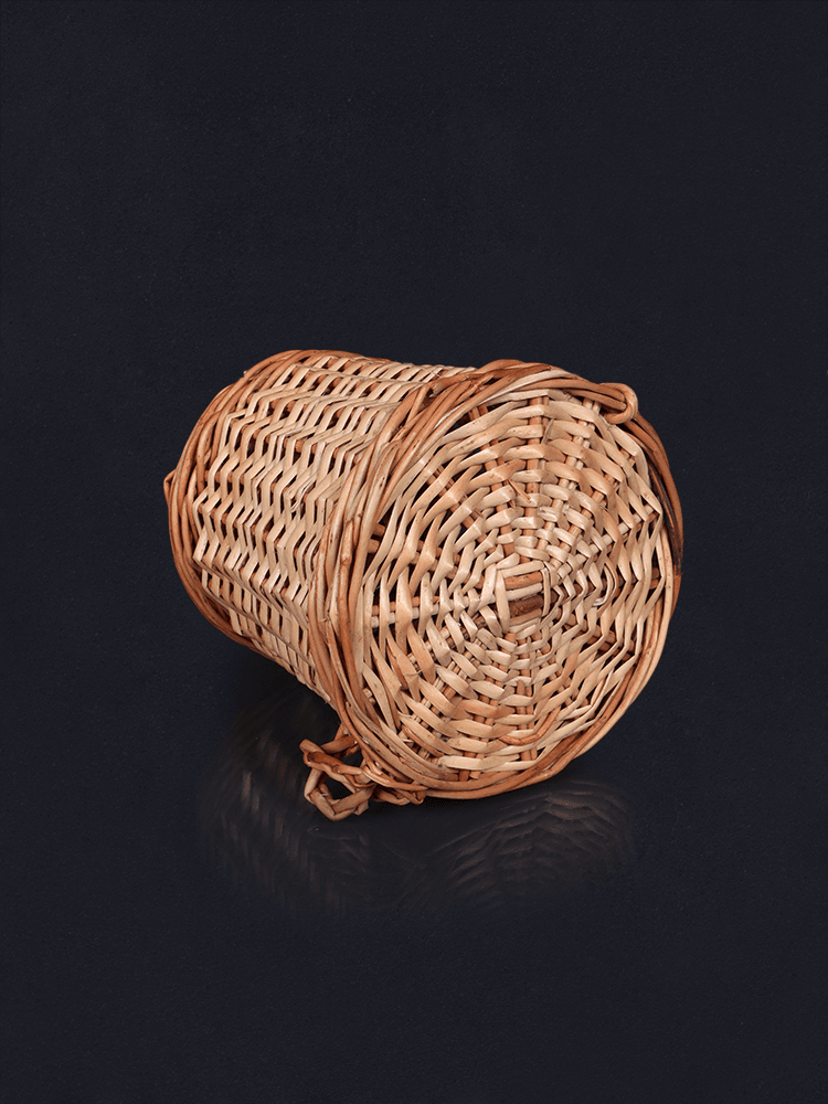 Shaakh Lidded Willow Multi-Utility Baskets (Set of 2) - Shopping in Kashmir