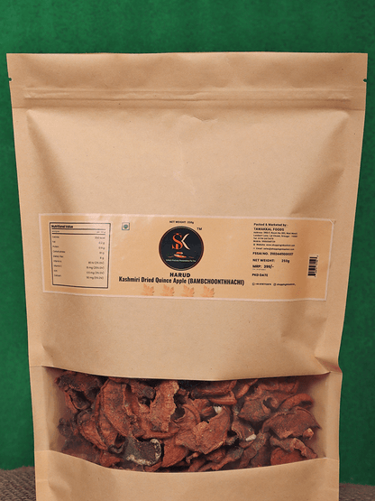 Harud Kashmiri Dried Quince Apple (Bambchoonth Hachi) 250gm - Shopping in Kashmir