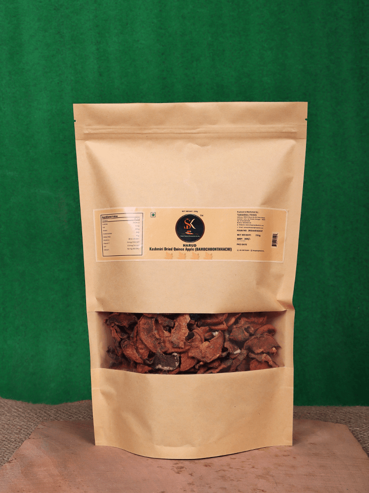 Harud Kashmiri Dried Quince Apple (Bambchoonth Hachi) 250gm - Shopping in Kashmir