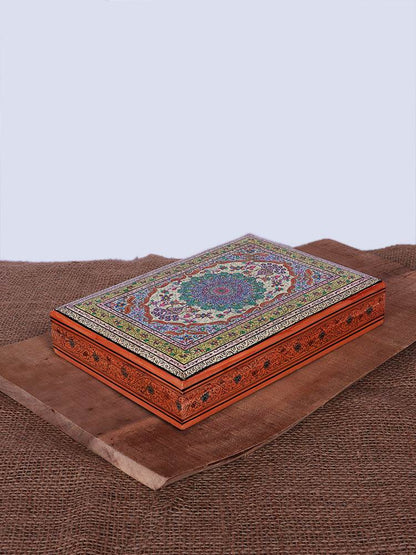 Gracious Work Papier Mache Jewellery Box - Shopping in Kashmir