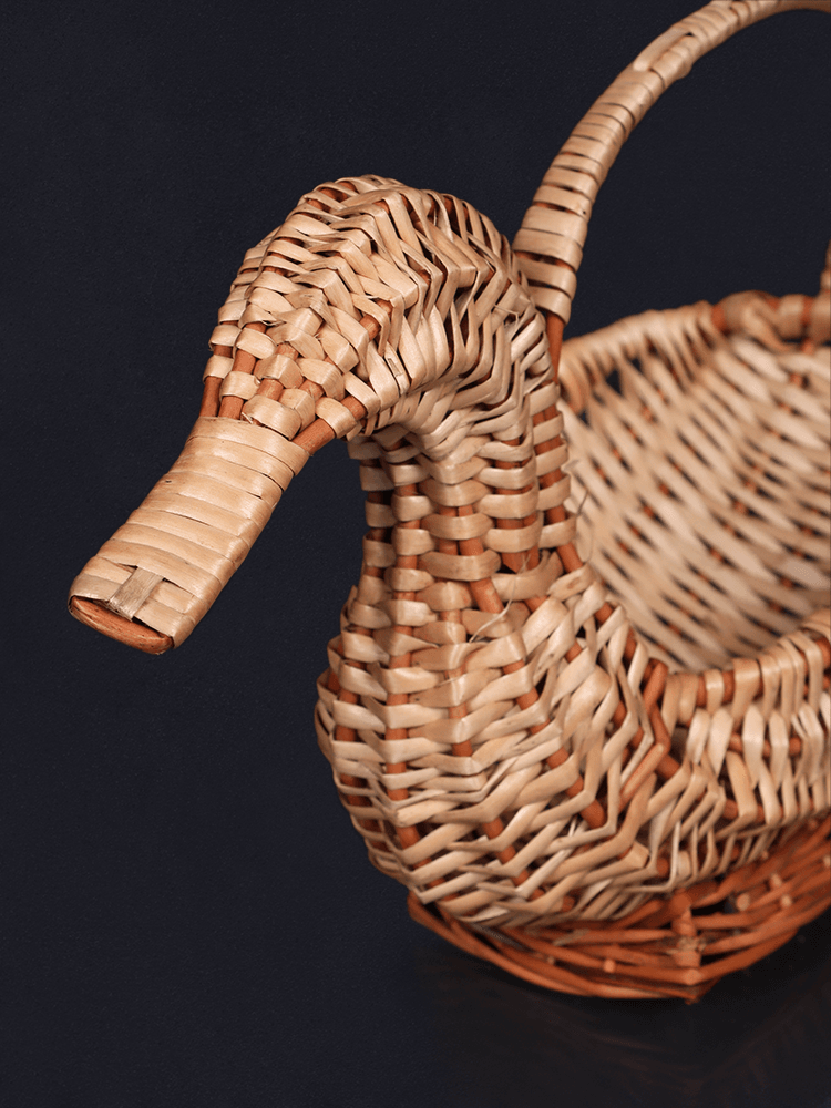 Shaakh Duck-Shaped Kashmiri Willow Accent - Shopping in Kashmir