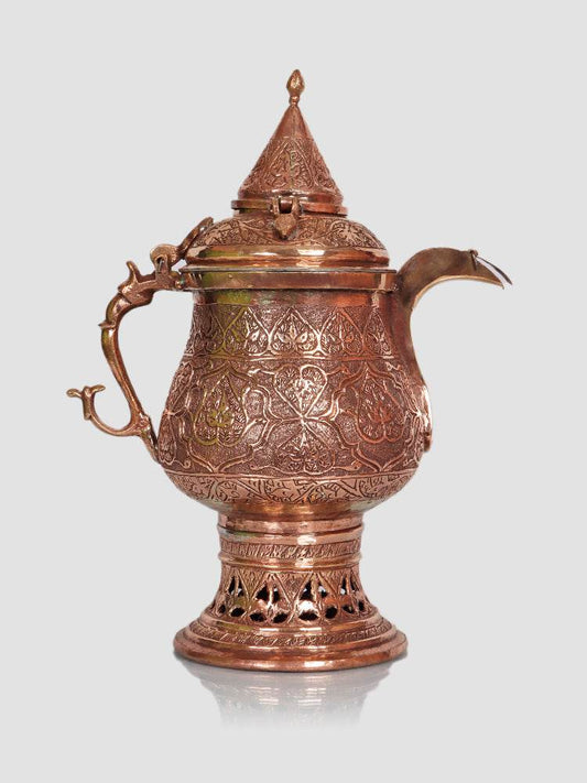 Kashmiri Copper Engraved Samavar - Shopping in Kashmir