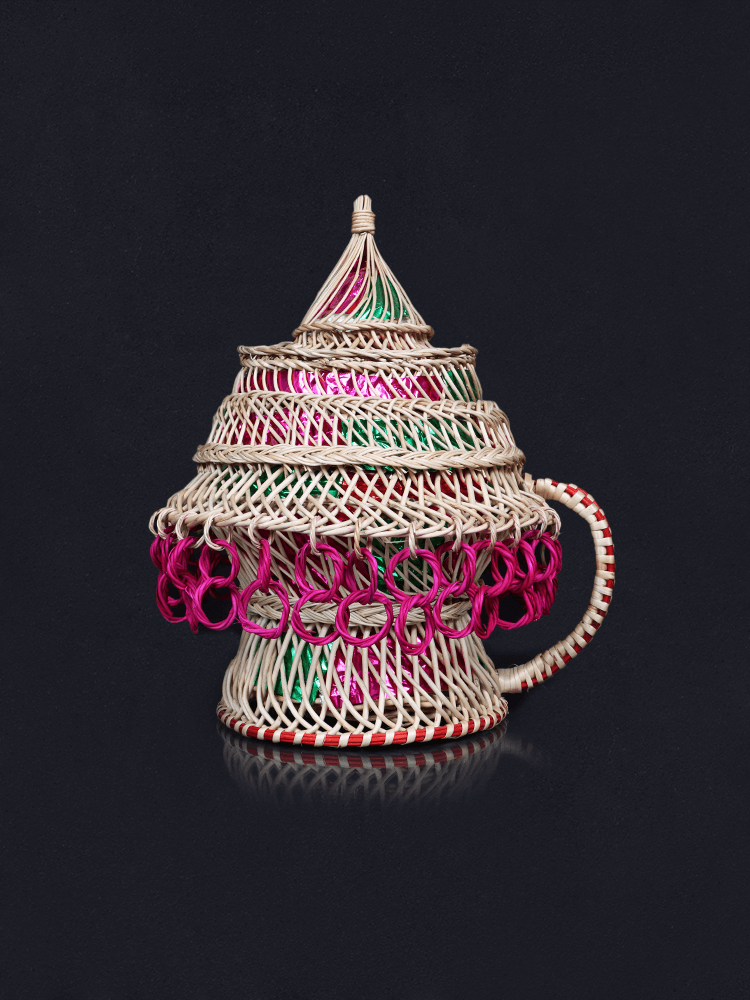 Shaakh Embellished Kashmiri Willow Charar Kangri - Shopping in Kashmir