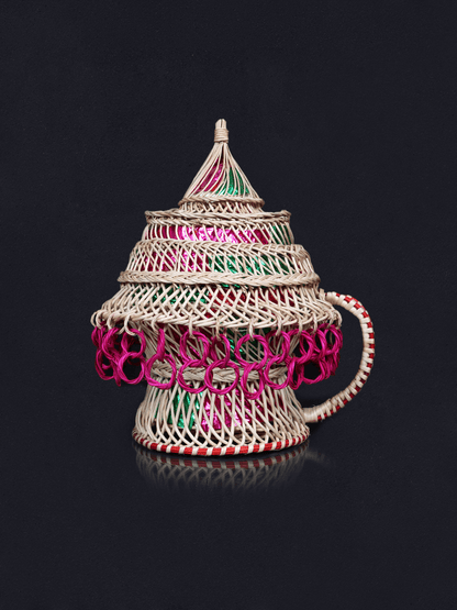 Shaakh Embellished Kashmiri Willow Charar Kangri - Shopping in Kashmir