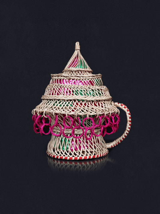 Shaakh Embellished Kashmiri Willow Charar Kangri - Shopping in Kashmir